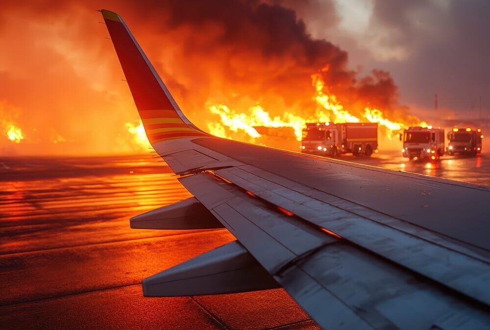 Gaszenie pianą w lotnictwie – ochrona hangarów i pasów startowych